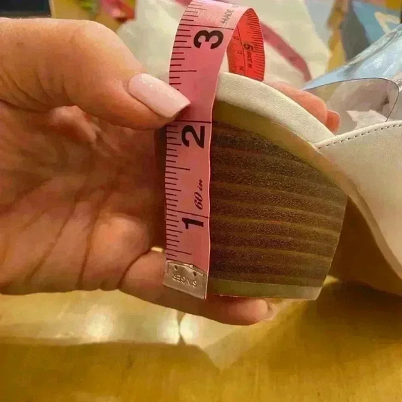 Women's Western Leather Mule Heel White Thomaston 7 NEW in box - Picture 10 of 13